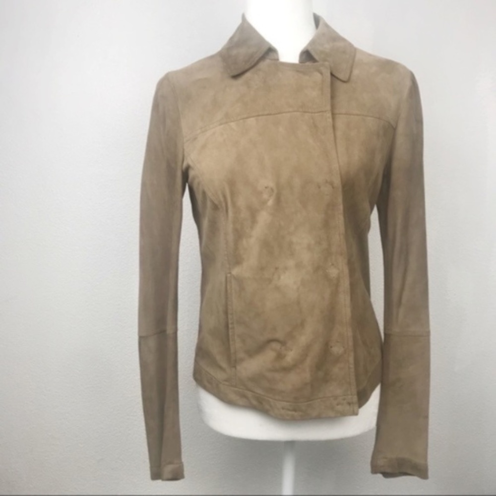 Eleventy 100% Suede buttoned trendy rare jacket
